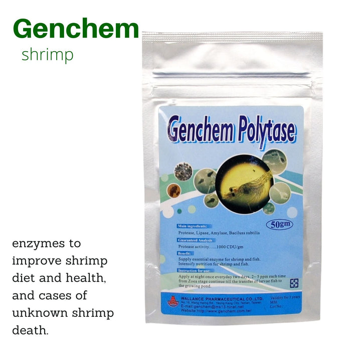 GENCHEM Polytase (increase shrimp survival)