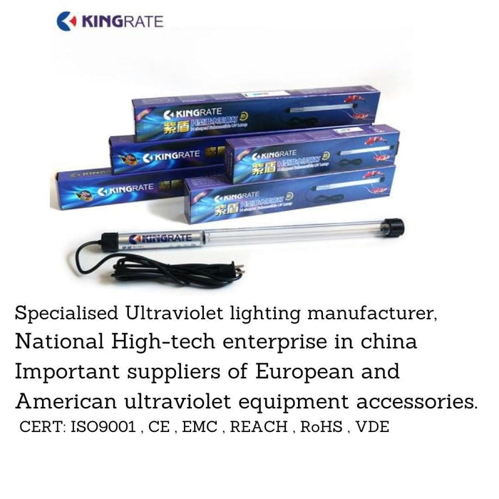 KINGRATE Submersible UV-C lamp M series (22-26cm) (7-11W)