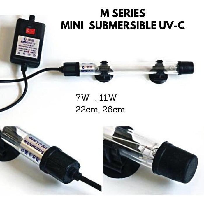 KINGRATE Submersible UV-C lamp M series (22-26cm) (7-11W)