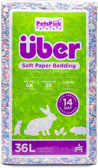 PETSPICK - Soft & Fluffy Confetti Bedding (36L)