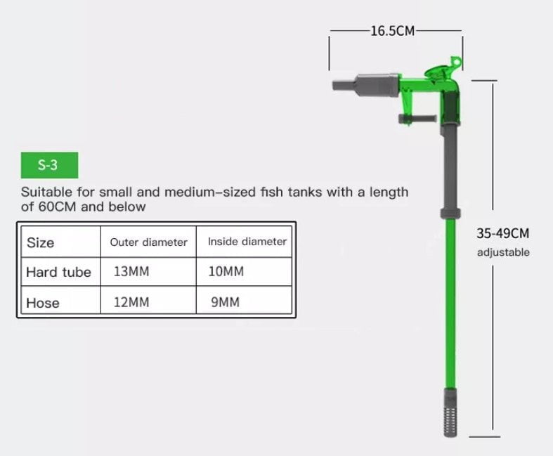 QANVEE Siphon Cleaner (S3/S6) & Optional Gravel Cleaner Addon