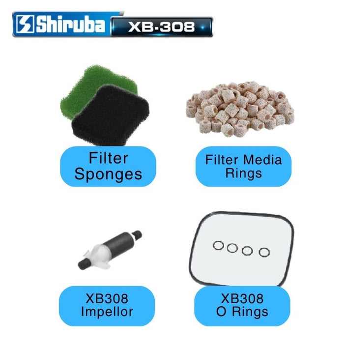 SHIRUBA XB308 External Canister Filter (Up to 2ft)
